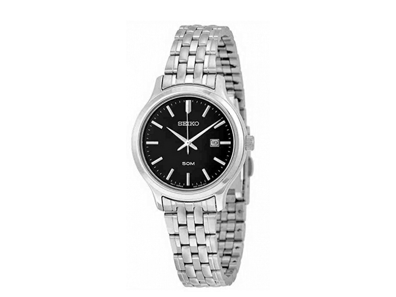 Seiko SUR795 Stainless Steel Quartz 32mm Womens Watch Seiko