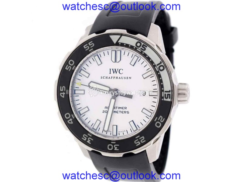 IWC Aquatimer IW356809 Stainless Steel & White Dial 44mm Mens Watch IWC