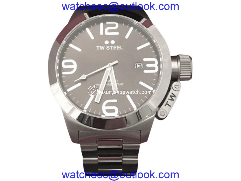 TW Steel Grandeur TS1 Stainless Steel 45mm Mens Watch TW Steel