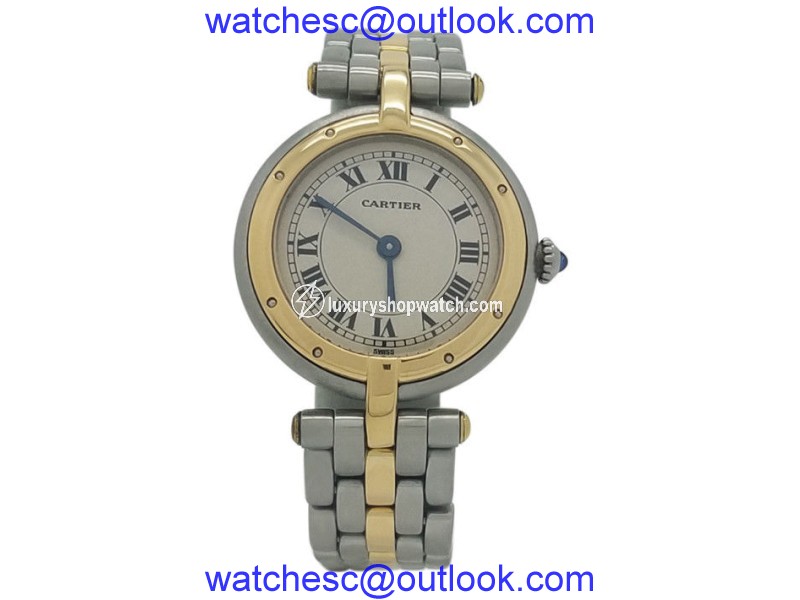 Cartier Cougar Vendome 1057920 Stainless Steel / Yellow Gold Quartz Womens 24mm Watch Cartier