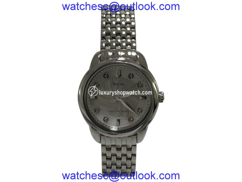 Bulova 96P125 Stainless Steel Mother of Pearl Dial 32mm Womens Watch| Bulova