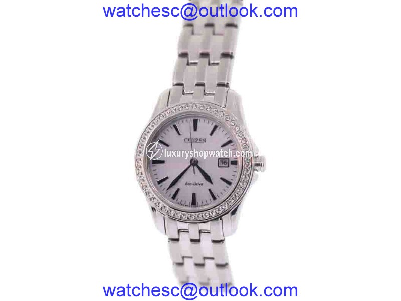 Citizen Eco-Drive EW1901-58A Stainless Steel 28mm Womens Watch Citizen