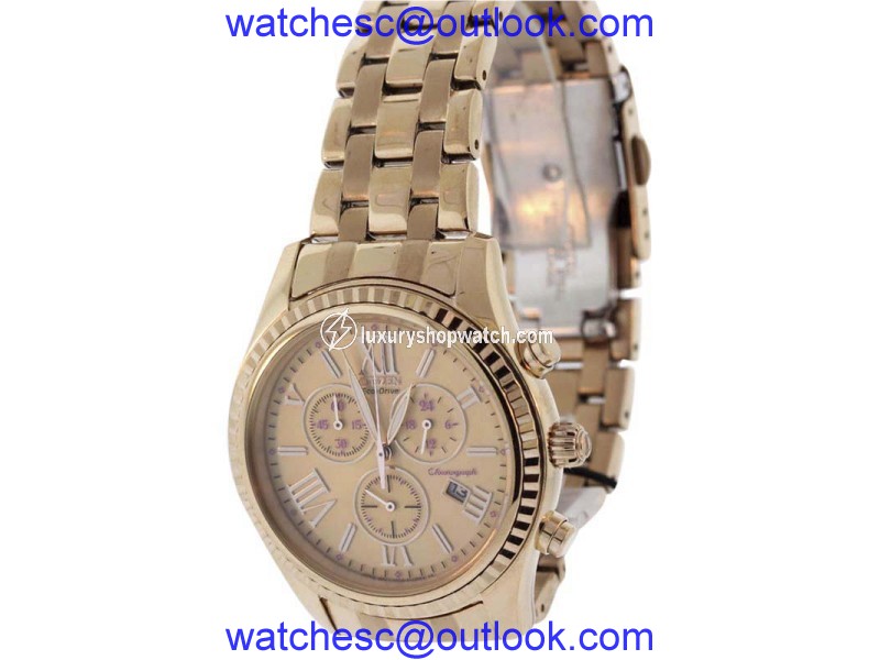 Citizen Eco-Drive FB1363-56Q Rose Gold-Tone Stainless Steel 40mm Womens Watch Citizen