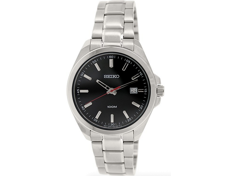 Seiko SUR061 Stainless Steel Quartz 42mm Mens Watch Seiko