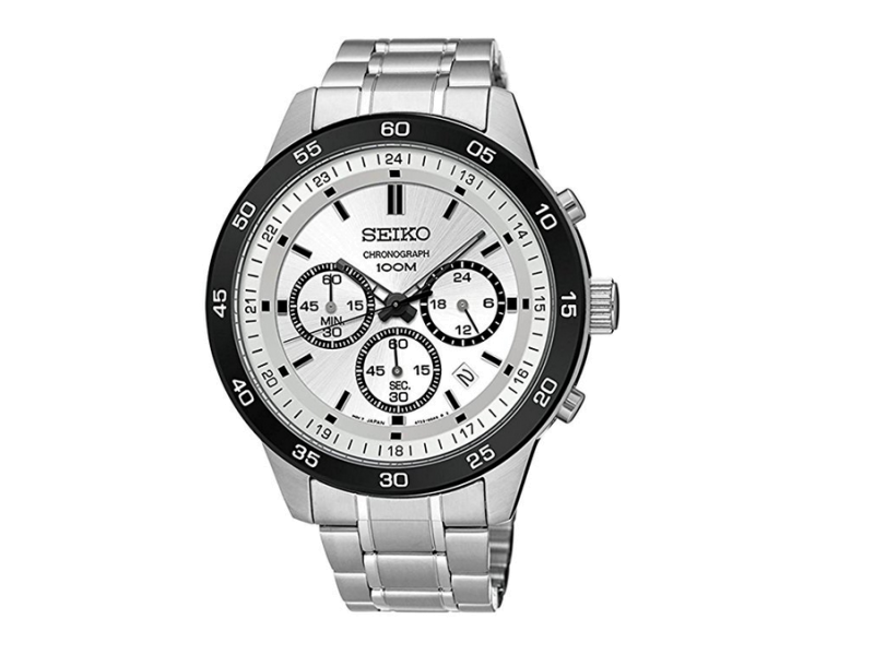 Seiko SKS531 Stainless Steel Quartz 43mm Mens Watch Seiko