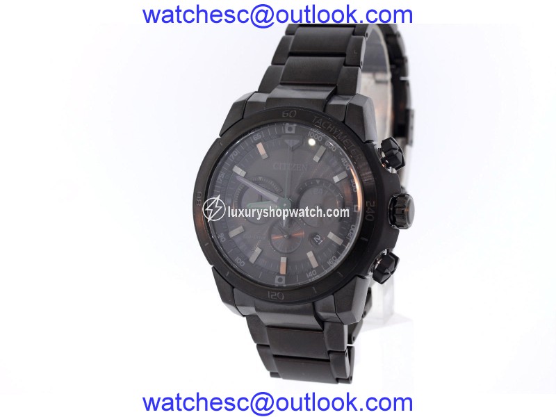 Citizen CA4184-81E Black Polymatte Finished Stainless Steel 48mm Mens Watch Citizen