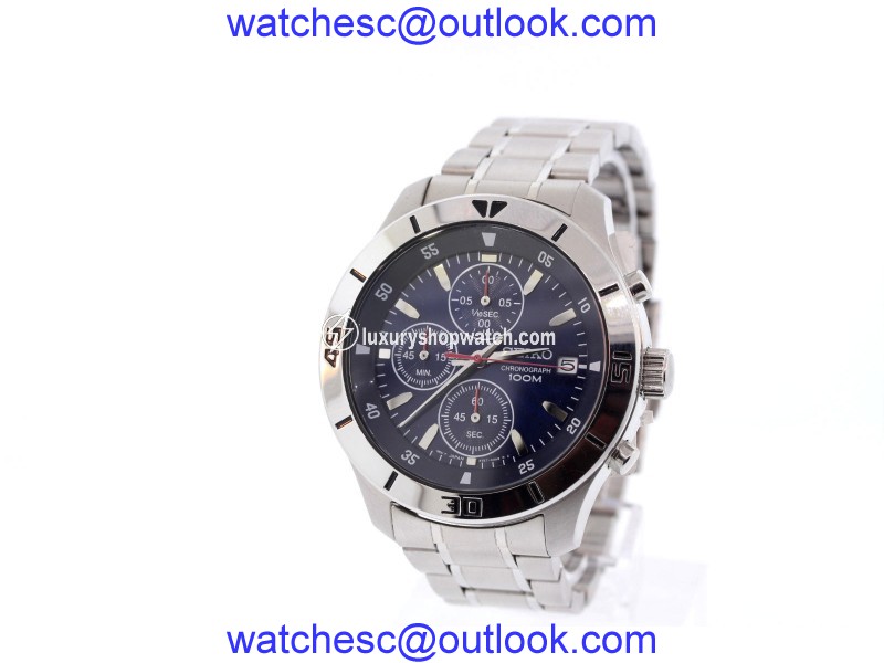 Seiko SKS399 Stainless Steel Quartz 42mm Mens Watch Seiko