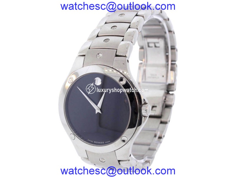 Movado 0605788 Sports Edition Stainless Steel Black Dial Quartz 40mm Mens Watch Movado