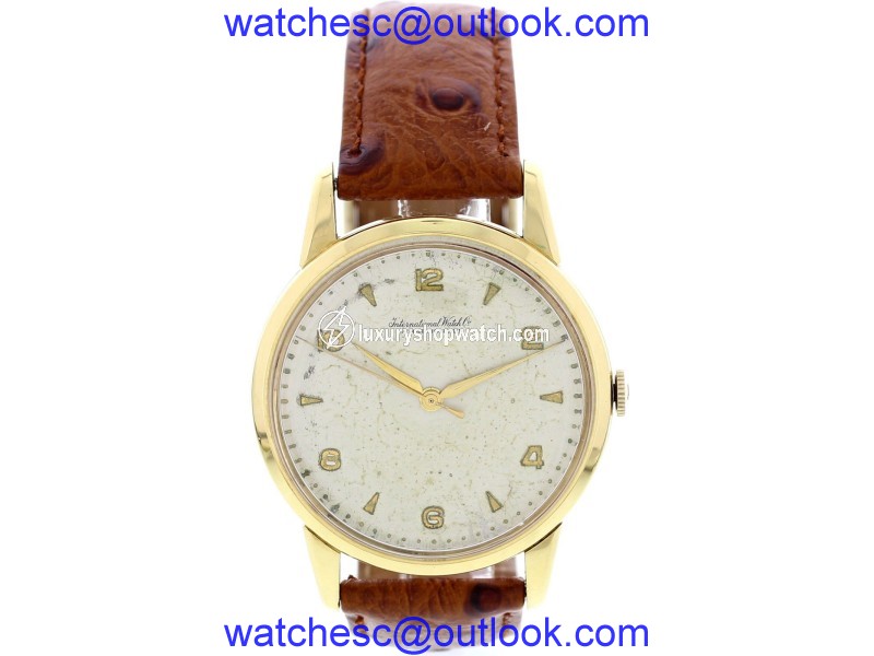 IWC 18K Yellow Gold Mens Watch IWC