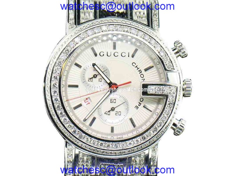Gucci Ya101339 Stainless Steel Quartz 44mm Mens Watch Gucci