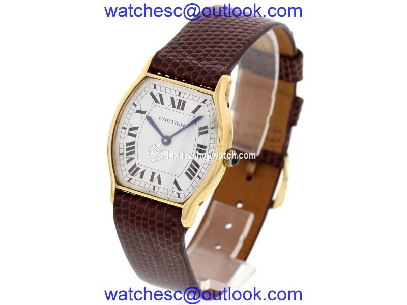 Cartier Tortue 60035 18K Yellow Gold Vintage Watch Cartier