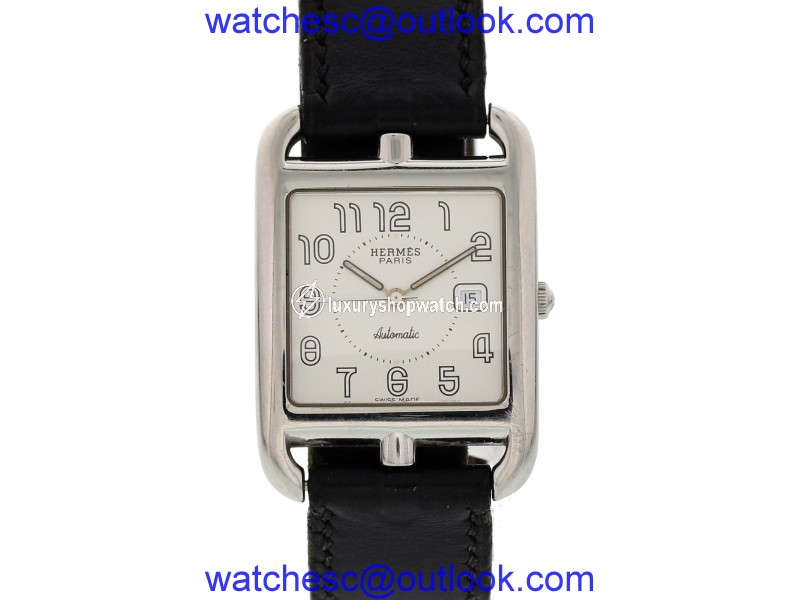 Hermes Cape Cod CC1.710 Stainless Steel & Leather Automatic 29mm Unisex Watch Hermes