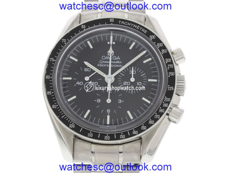 Omega Speedmaster 3573.50.00 Stainless Steel Black Dial Manual 42mm Mens Watch Omega