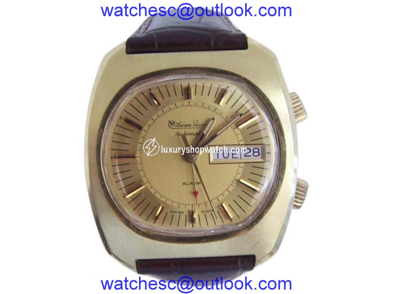 Lucien Piccard Stainless Steel Swiss Automatic 40mm Mens Watch Lucien Piccard