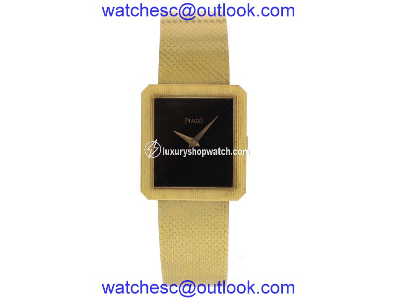 Piaget 9154 18K Yellow Gold Manual Vintage 25mm Unisex Watch 1970s Piaget