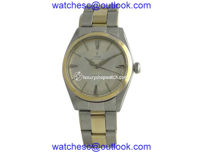 Tudor 7960 14K Yellow Gold & Stainless Steel Manual Vintage 34mm Mens Watch 1960 Tudor
