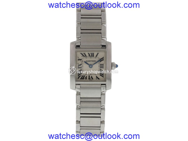 Cartier Tank Francaise 2300 Stainless Steel Quartz 20mm Womens Watch Cartier