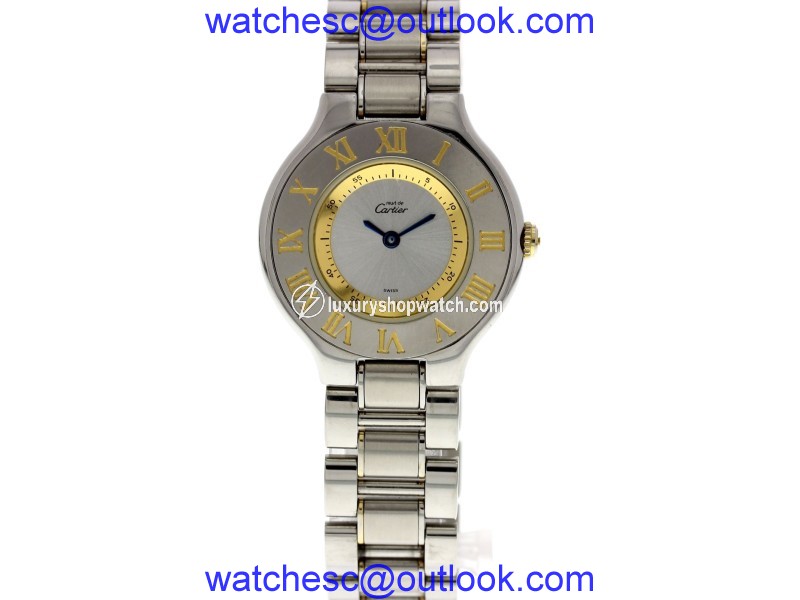 Cartier Must de 21 1330 Stainless Steel 28mm Womens Watch Cartier