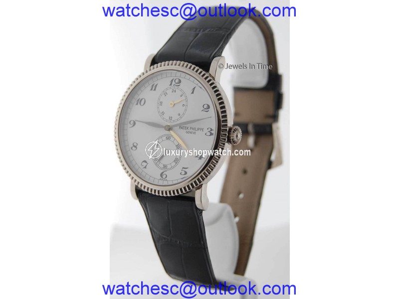 Patek Philippe Travel Time 5034G-011 18K White Gold Automatic 34mm Mens Watch Patek Philippe