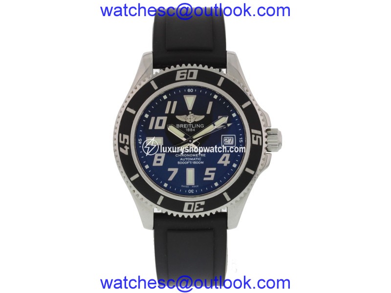 Breitling Superocean A17364 Stainless Steel & Rubber Automatic 42mm Mens Watch Breitling