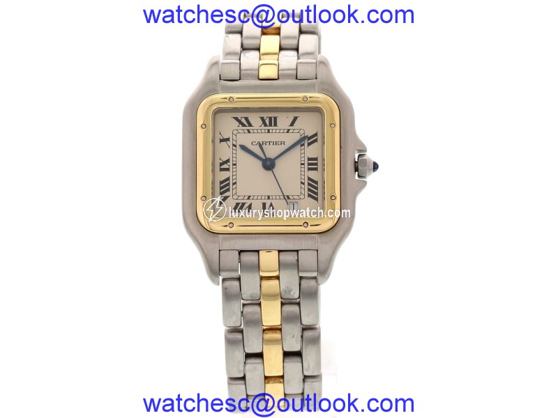 Cartier Panthere 187949 18K Yellow Gold & Stainless Steel 27mm Unisex Watch Cartier