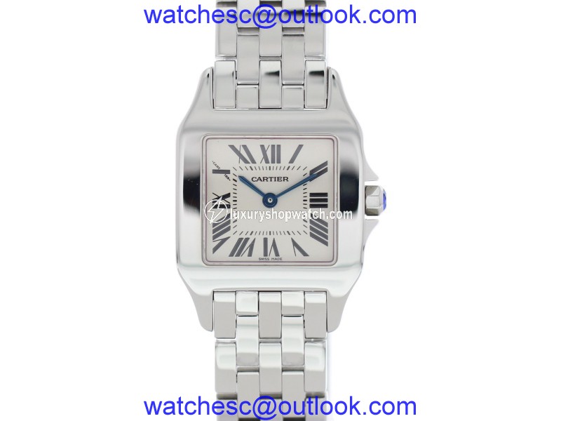 Cartier Santos Demoiselle 2701 Stainless Steel Quartz 27mm Womens Watch Cartier