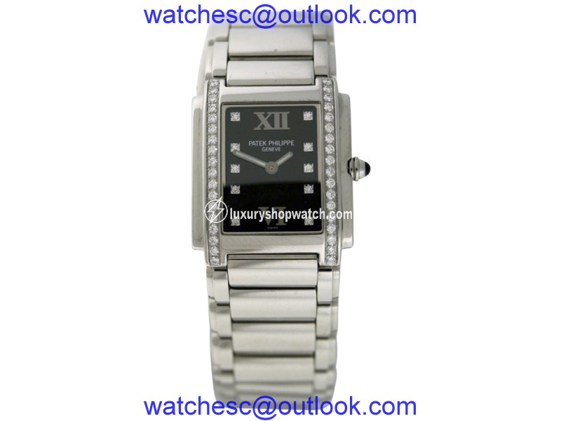 Patek Philippe Twenty-4 Stainless Steel & Diamond 25mm x 30mm Watch Patek Philippe