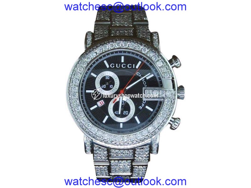 Gucci YA101331 Stainless Steel Quartz 44mm Mens Watch Gucci