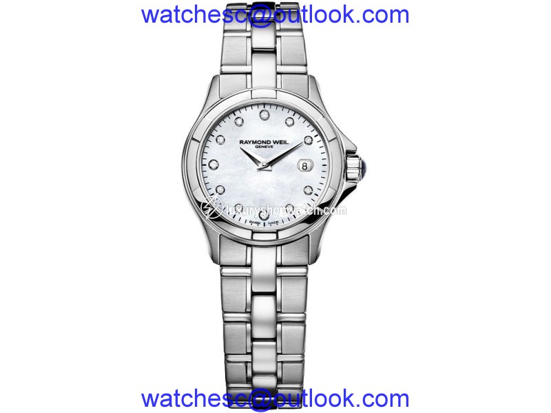 Raymond Weil Parsifal MOP Diamond Dial Stainless Steel Womens Watch Raymond Weil