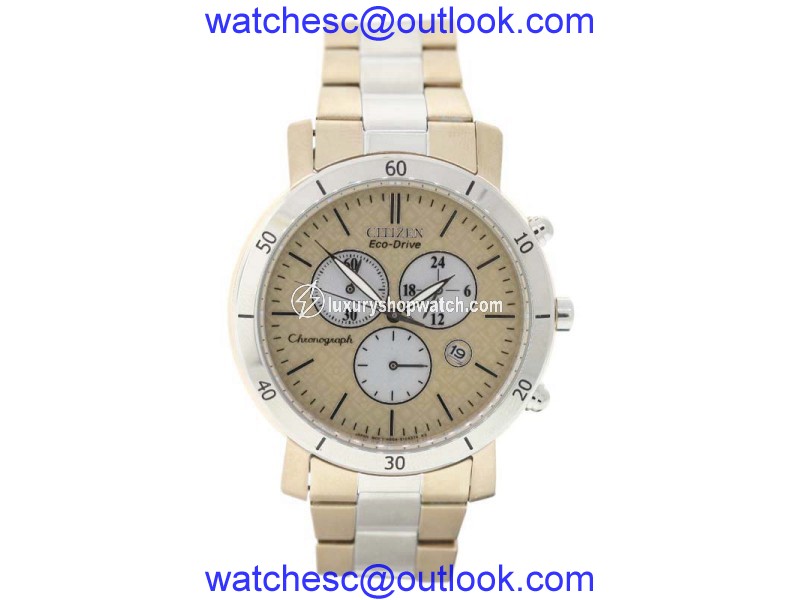 Citizen FB1346-55Q Two-Tone Stainless Steel 41mm Womens Watch Citizen Eco-Drive
