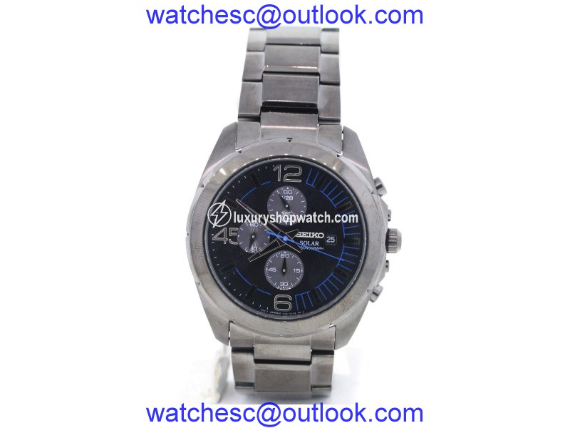 Seiko SSC203 Stainless Steel Quartz 45mm Mens Watch Seiko