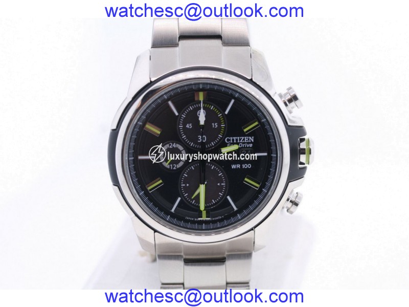 Citizen CA0428-56E Stainless Steel & Black Dial 41mm Mens Watch Citizen