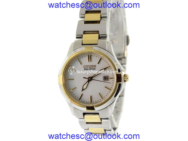 Citizen EW1964-58A Two Tone Stainless Steel Gold 28mm Womens Watch Citizen