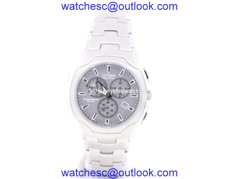 Citizen AT0880-50A Stainless Steel & Silver Dial 41mm Mens Watch Citizen