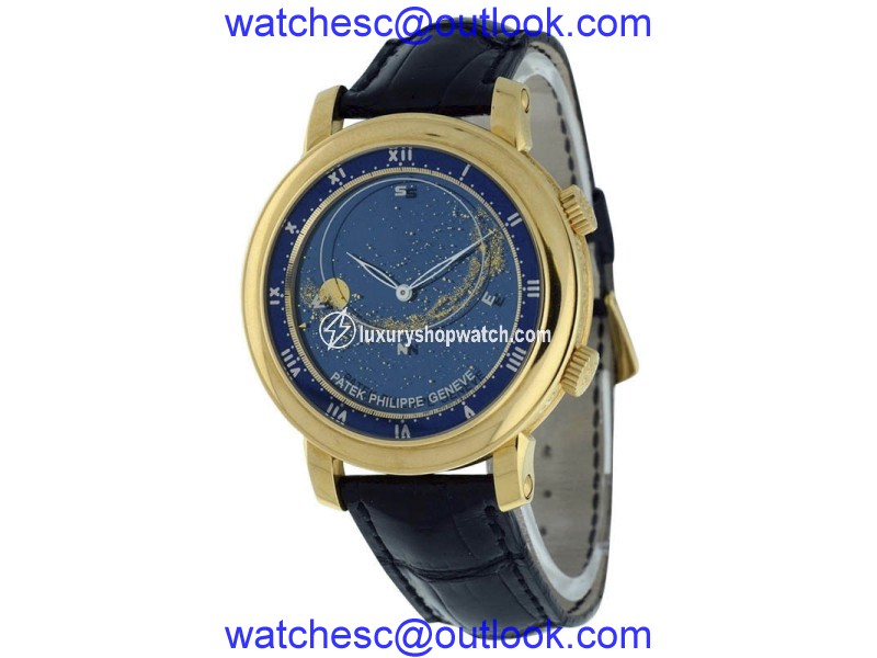 Patek Philippe Sky Moon Celestial 5102J 18K Yellow Gold 43mm Mens Watch Patek Philippe