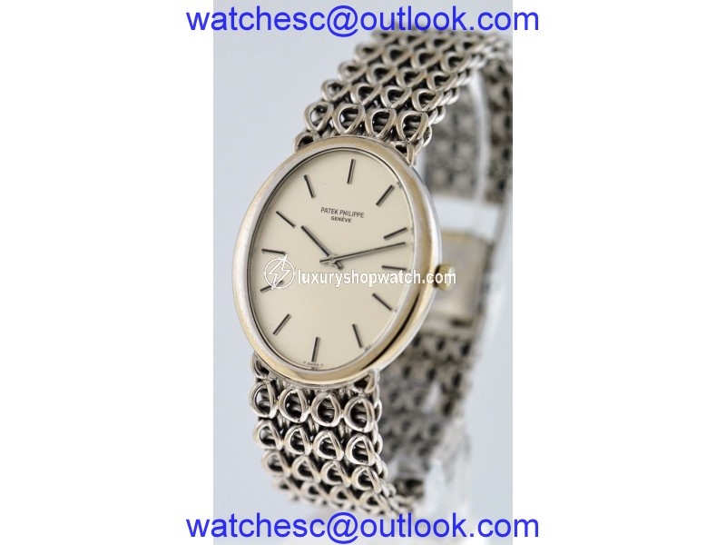 Patek Philippe Golden Ellipse 18k White Gold RARE Watch. Patek Philippe