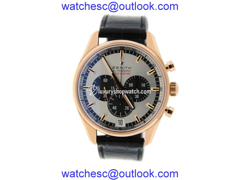 Zenith El Primero Striking 10th 18.2040.4052 Chronograph 18K Rose Gold Watch Zenith