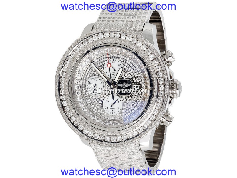 Breitling Super Avenger A13370 Stainless Steel with 36ct Diamond 55mm Mens Watch Breitling