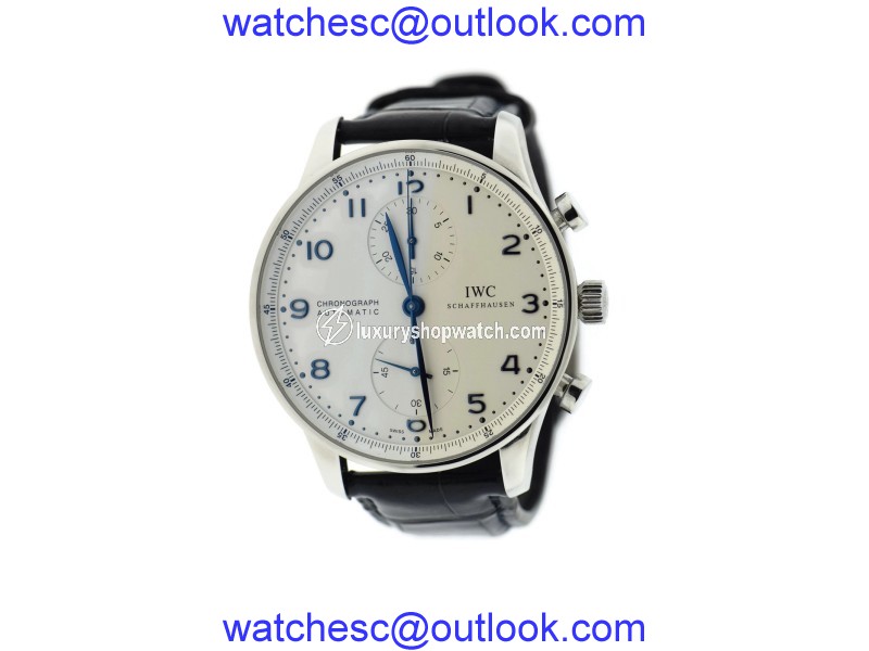 IWC Portuguese 3714 Chronograph Stainless Steel Automatic 41mm Mens Watch IWC