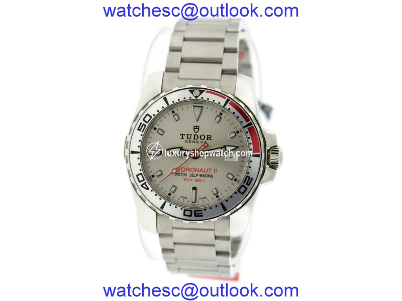 Tudor Hydronaut II 20060 Stainless Steel Automatic Silver Dial 40mm Mens Watch Tudor