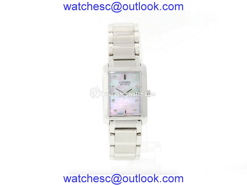 Citizen Eco-Drive EX1070-50D Stainless Steel with Mother of Pearl Dial 20mm Womens Watch Citizen