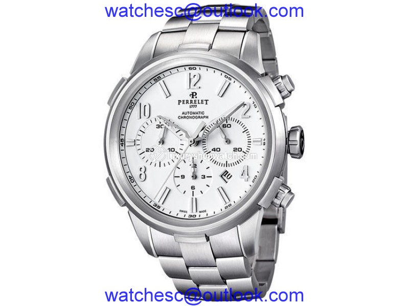 Perrelet Class-T A1069/A Stainless Steel Automatic 44mm Mens Watch Perrelet
