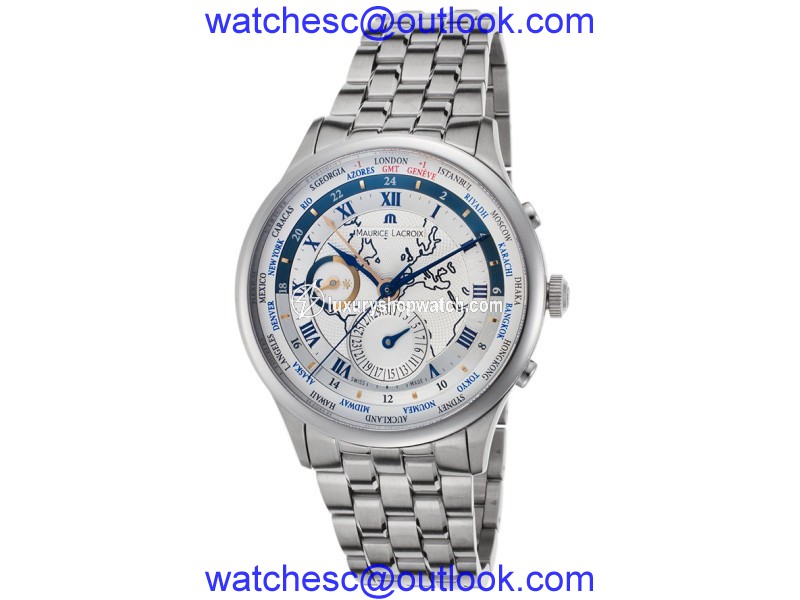 Maurice Lacroix MP6008-SS002-111 Stainless Steel 42mm Mens Watch Maurice Lacroix