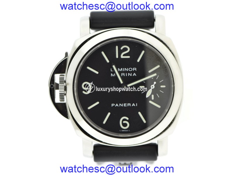 Panerai Luminor Marina PAM22 Stainless Steel & Rubber Manual 44mm Mens Watch Panerai