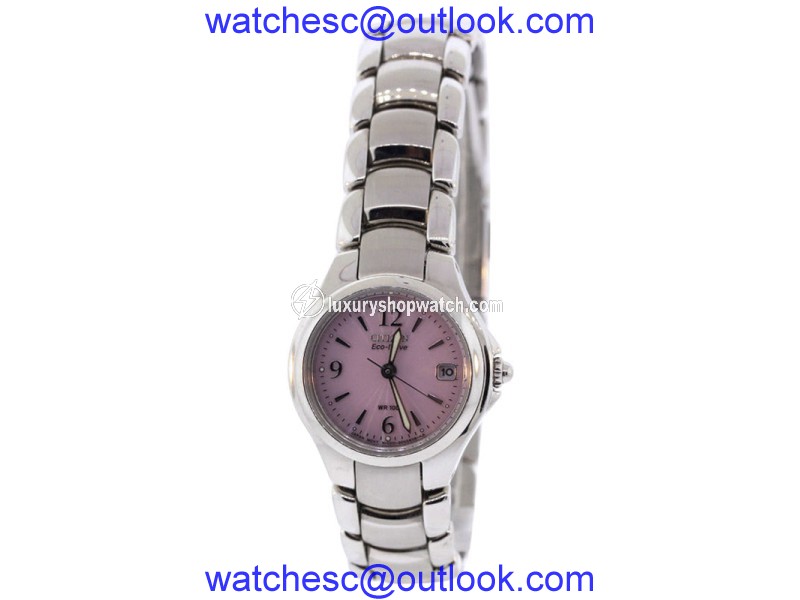 Citizen Eco-Drive EW1170-51X Stainless Steel with Pink Dial 26mm Womens Watch Citizen