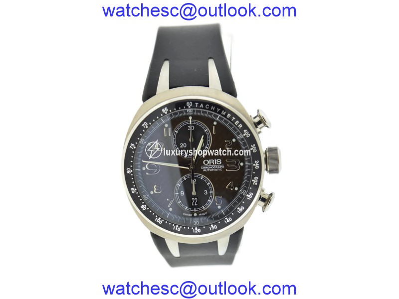 Oris TT3 Williams 7587 Titanium & Rubber Automatic 42.5mm Mens Watch Oris