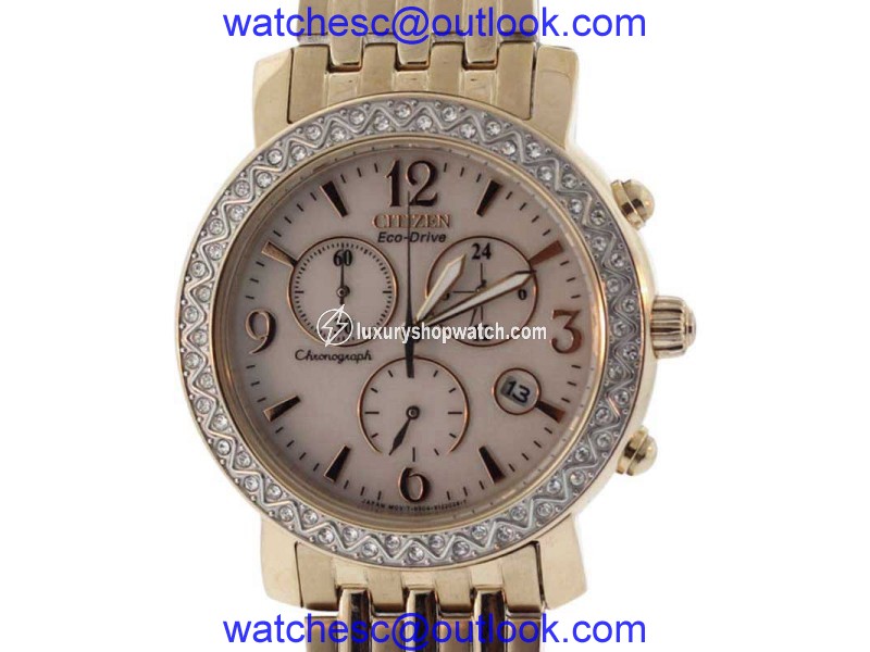 Citizen Eco-Drive FB1293-50A Rose Gold-Tone Stainless Steel 38mm Womens Watch Citizen