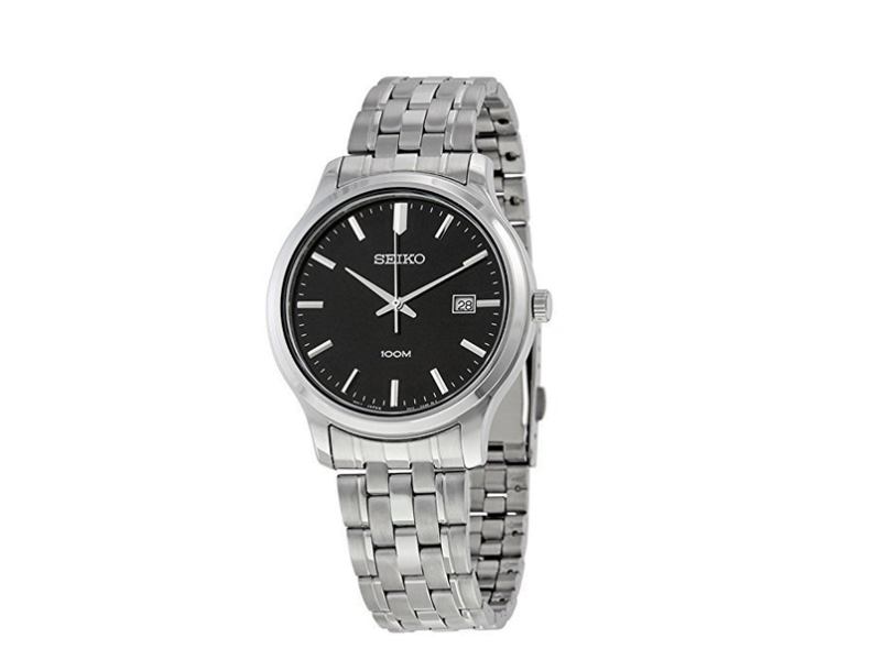 Seiko SUR145 Stainless Steel Quartz 44mm Mens Watch Seiko