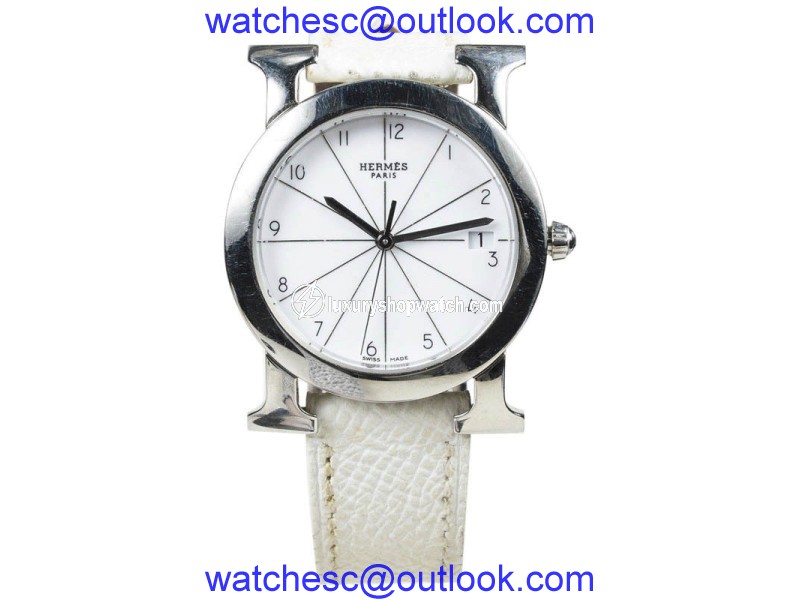 Hermes Heure H Ronde HR1-510 Stainless Steel Quartz Womens Watch HERM��S