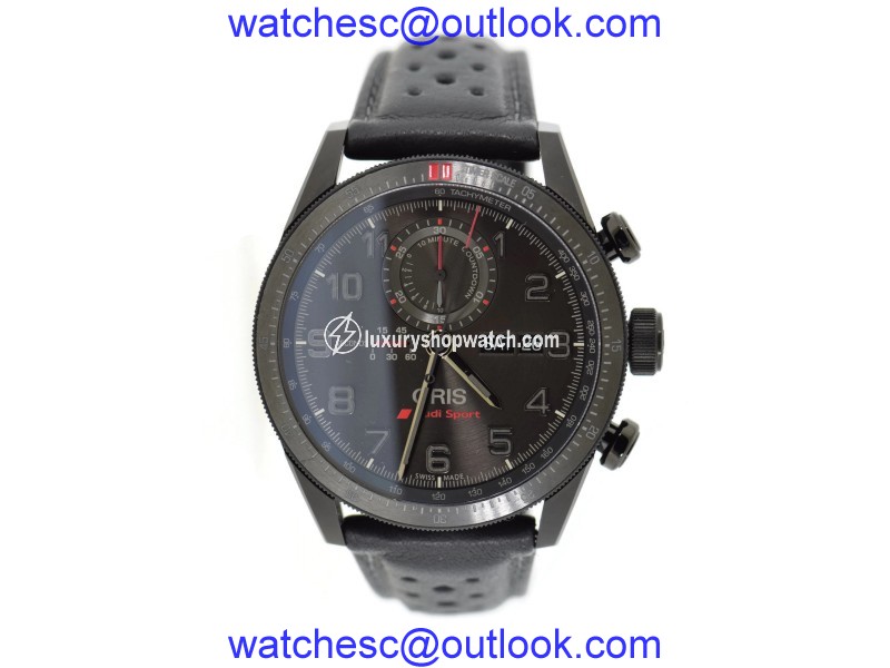 Oris Artix GT Audi Sport 7661 Titanium & Rubber Limited Edition 44mm Mens Watch Oris